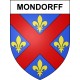 Mondorff Sticker wappen, gelsenkirchen, augsburg, klebender aufkleber