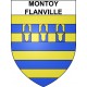 Montoy-Flanville Sticker wappen, gelsenkirchen, augsburg, klebender aufkleber