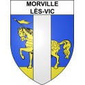 Adesivi stemma Morville-lès-Vic adesivo