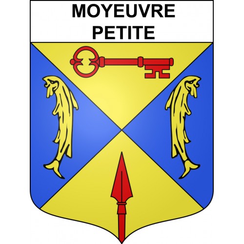 Moyeuvre-Petite 57 ville sticker blason écusson autocollant adhésif