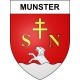 Munster 57 ville sticker blason écusson autocollant adhésif