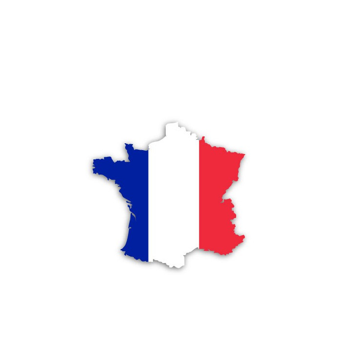 Autocollant Drapeau France sticker