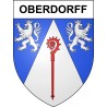 Oberdorff 57 ville sticker blason écusson autocollant adhésif