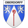 Oberdorff Sticker wappen, gelsenkirchen, augsburg, klebender aufkleber