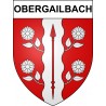 Obergailbach 57 ville sticker blason écusson autocollant adhésif