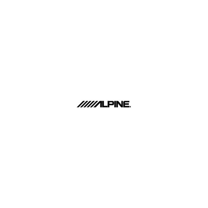 Autocollant Sticker Alpine couleur taille choix