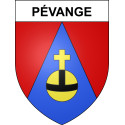 Stickers coat of arms Pévange adhesive sticker