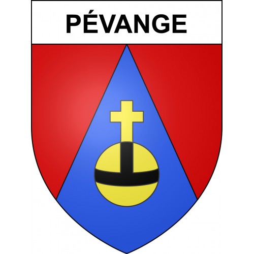 Stickers coat of arms Pévange adhesive sticker