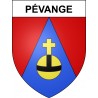 Pévange Sticker wappen, gelsenkirchen, augsburg, klebender aufkleber