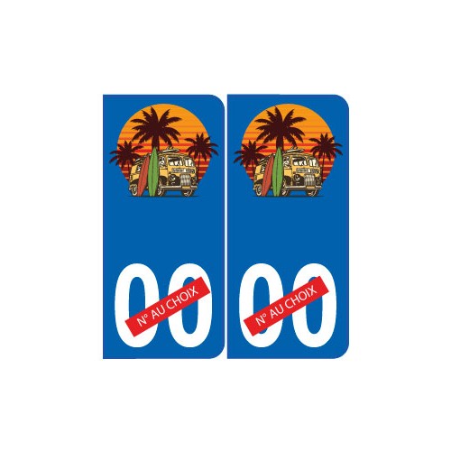 Clipperton sticker adesivo targa scelta