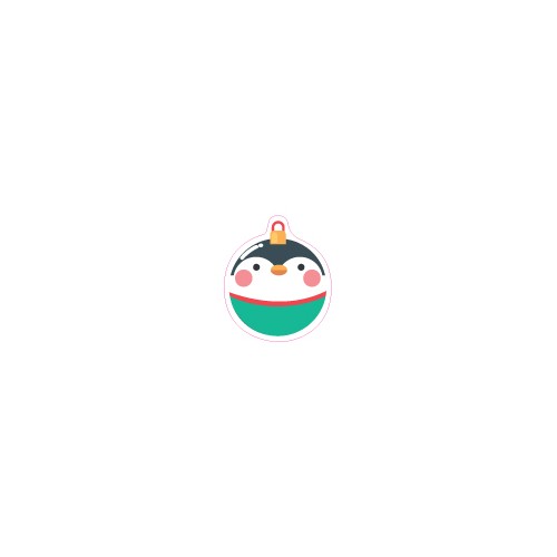 logotipo de groland etiqueta engomada de la etiqueta engomada adhesiva GRD