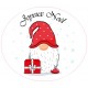 Gros nez Noël autocollant adhésif sticker Logo10254