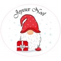 Gros nez Noël autocollant adhésif sticker Logo10254