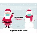 Noël Distanciation autocollant adhésif sticker Logo3322