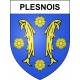 Plesnois Sticker wappen, gelsenkirchen, augsburg, klebender aufkleber