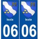 06 Isola blason ville sticker autocollant plaque