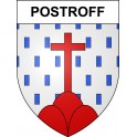 Stickers coat of arms Postroff adhesive sticker