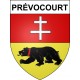 Stickers coat of arms Prévocourt adhesive sticker