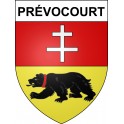 Stickers coat of arms Prévocourt adhesive sticker