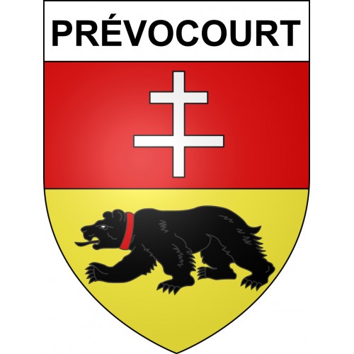 Adesivi stemma Prévocourt adesivo