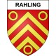 Rahling Sticker wappen, gelsenkirchen, augsburg, klebender aufkleber