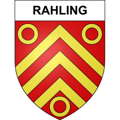 Rahling 57 ville sticker blason écusson autocollant adhésif
