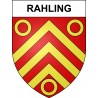 Rahling Sticker wappen, gelsenkirchen, augsburg, klebender aufkleber