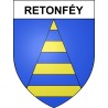 Retonféy 57 ville sticker blason écusson autocollant adhésif