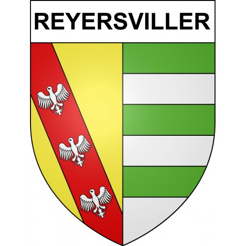 Reyersviller 57 ville sticker blason écusson autocollant adhésif