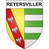 Reyersviller 57 ville sticker blason écusson autocollant adhésif