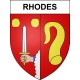 Adesivi stemma Rhodes adesivo