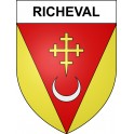 Stickers coat of arms Richeval adhesive sticker