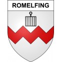 Pegatinas escudo de armas de Romelfing adhesivo de la etiqueta engomada