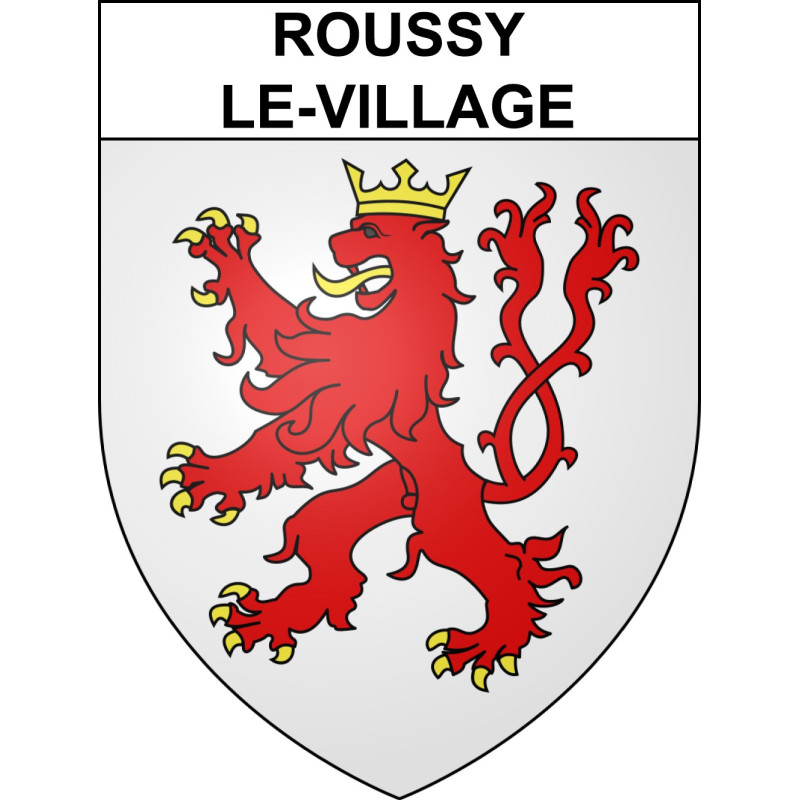 Adesivi stemma Roussy-le-Village adesivo