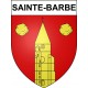 Sainte-Barbe 57 ville sticker blason écusson autocollant adhésif