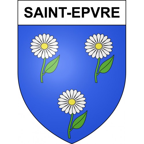 Stickers coat of arms Saint-Epvre adhesive sticker