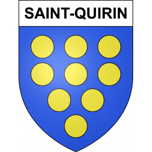 Saint-Quirin 57 ville sticker blason écusson autocollant adhésif