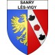 Pegatinas escudo de armas de Sanry-lès-Vigy adhesivo de la etiqueta engomada