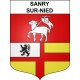 Adesivi stemma Sanry-sur-Nied adesivo