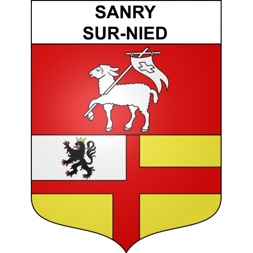 Adesivi stemma Sanry-sur-Nied adesivo