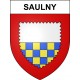 Stickers coat of arms Saulny adhesive sticker