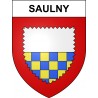 Saulny Sticker wappen, gelsenkirchen, augsburg, klebender aufkleber