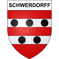 Schwerdorff 57 ville sticker blason écusson autocollant adhésif