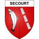 Stickers coat of arms Secourt adhesive sticker