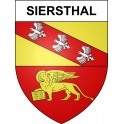 Siersthal 57 ville sticker blason écusson autocollant adhésif