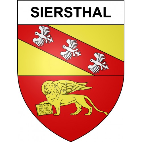Stickers coat of arms Siersthal adhesive sticker