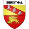 Siersthal 57 ville sticker blason écusson autocollant adhésif