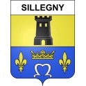 Sillegny 57 ville sticker blason écusson autocollant adhésif