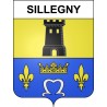 Sillegny Sticker wappen, gelsenkirchen, augsburg, klebender aufkleber