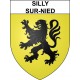 Silly-sur-Nied Sticker wappen, gelsenkirchen, augsburg, klebender aufkleber